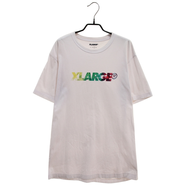 [X-LARGE]   코튼 프린팅 반팔 티셔츠[SIZE : MEN M]
