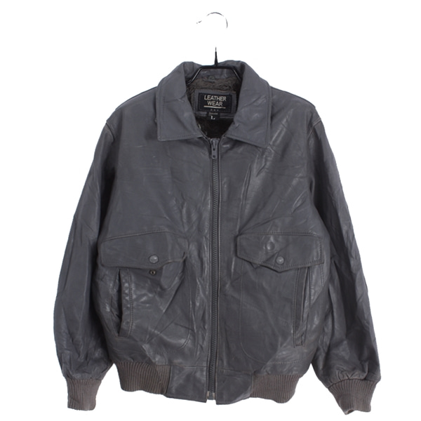 [LEATHER WEAR]   소가죽 리얼레더 재킷( MADE IN JAPAN )[SIZE : MEN L]