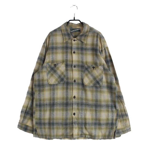 [SBO SPORTING GOODS]   코튼 체크 셔츠( MADE IN JAPAN )[SIZE : MEN XL]