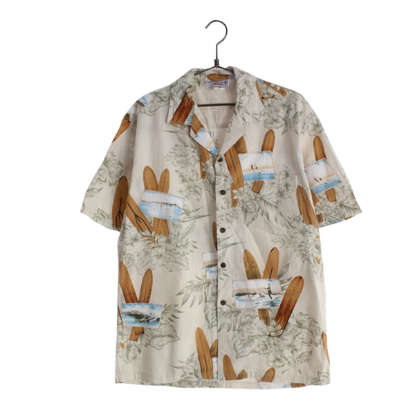 [PACIFIC LEGEND]   코튼 하와이안 반팔 셔츠( MADE IN HAWAII )[SIZE : MEN M]