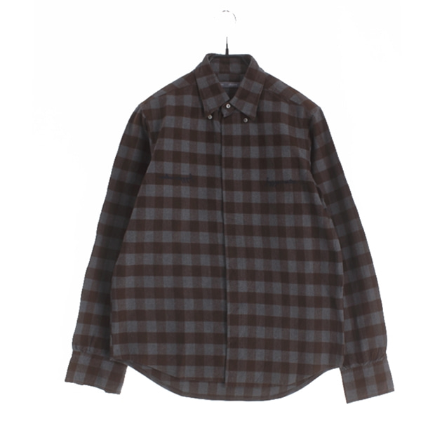 [PLUGONE]   코튼 체크 셔츠( MADE IN JAPAN )[SIZE : MEN M]