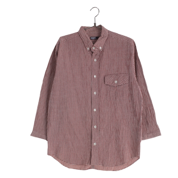 [KNOT]   코튼 체크 셔츠( MADE IN JAPAN )[SIZE : MEN M]