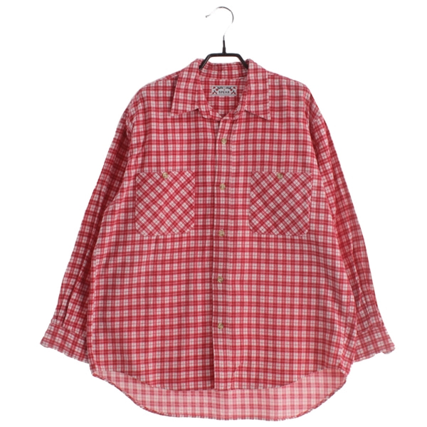[SPEAR]   코튼 체크 셔츠( MADE IN JAPAN )[SIZE : MEN L]