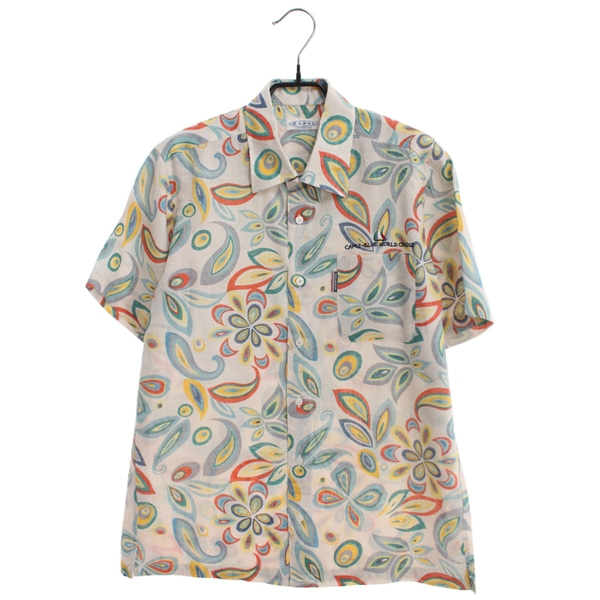 [CAPRI]   린넨 100% 패턴 반팔 셔츠( MADE IN JAPAN )[SIZE : MEN L]
