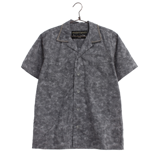 [BEAMS]   코튼 패턴 반팔 셔츠( MADE IN JAPAN )[SIZE : MEN S]