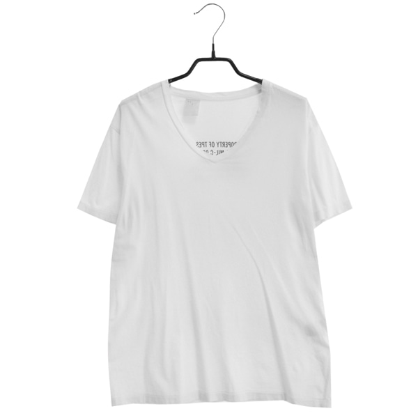 [N.HOOLYWOOD]   코튼 브이넥 반팔 티셔츠( MADE IN JAPAN )[SIZE : MEN S]
