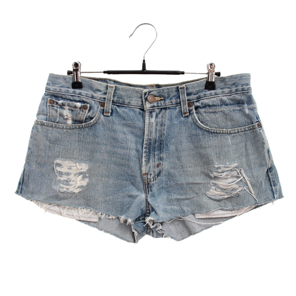 [LEVI&#039;S]   데님 숏츠( MADE IN MEXICO )[SIZE : WOMEN 32]