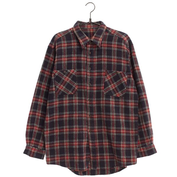 [ORANGE FIELD]   코튼 체크 셔츠( MADE IN JAPAN )[SIZE : MEN L]