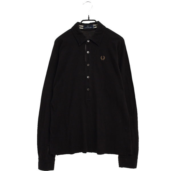 [FRED PERRY]   코튼 혼방 하프 버튼 롱 슬리브( MADE IN JAPAN )[SIZE : MEN S]