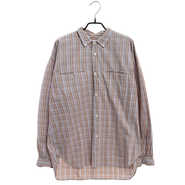 [LESVIS BOIS]   코튼 체크 패턴 셔츠( MADE IN JAPAN )[SIZE : MEN XL]